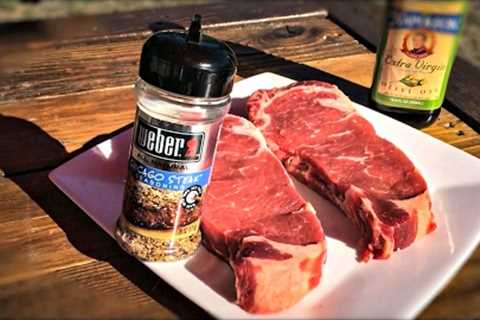 Perfect Grilled Steak On The Weber Charcoal Grill | Steak And Potatoes
