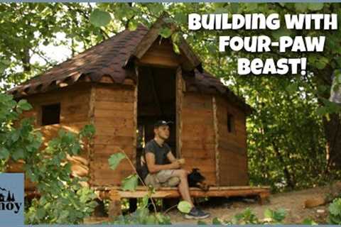 Built a hexagonal house with his own hands