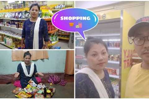 Groceries shopping Kiya with husband 🤩❣️|TD family vlogs|