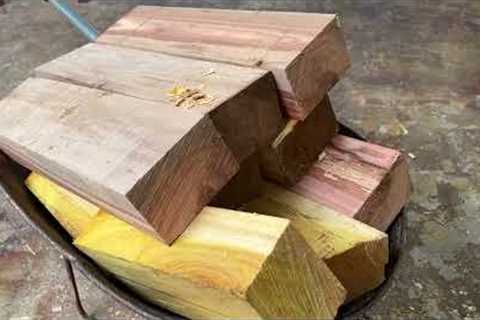 Amazing Woodturning Creative Skills Craft Fastest Easy // Great Art On A Big Wood Lathe