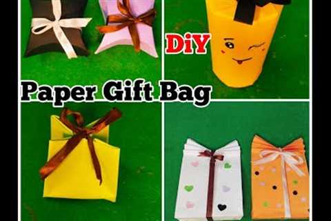DiY Mini Gift Paper Box I Origami Gift bag I Easy paper Crafts By Sidra Art &amp; Crafts I Easy..