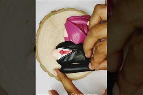 clay doll making /handmade gift ideas /wedding gift /birthday gift ideas /polymer clay doll making