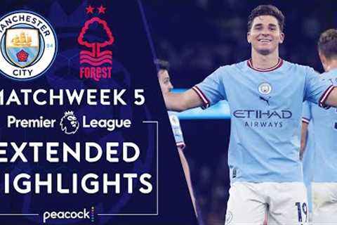 Manchester City v. Nottingham Forest | PREMIER LEAGUE HIGHLIGHTS | 8/31/2022 | NBC Sports