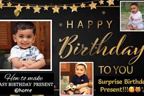 DIY BIRTHDAY PRESENT | BIRTHDAY GIFT BOX  | HANDMADE GIFT BOX | #HappybirthdayAidhu#birthdaygiftbox