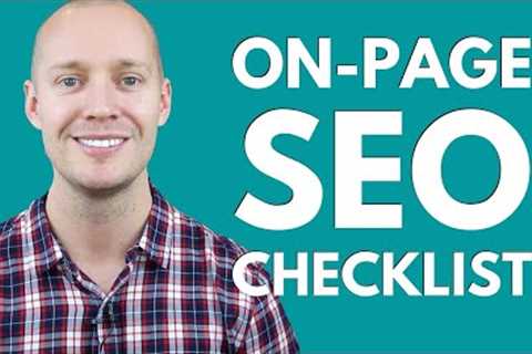 On-Page SEO Checklist for 2022 (Ultimate Guide)