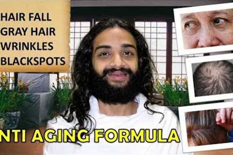 ANTI AGING FORMULA: HAIRFALL, WRINKLES, FINELINES, DARKCIRCLES &amp; BLACKSPOTS ETC BY NITYANANDAM..
