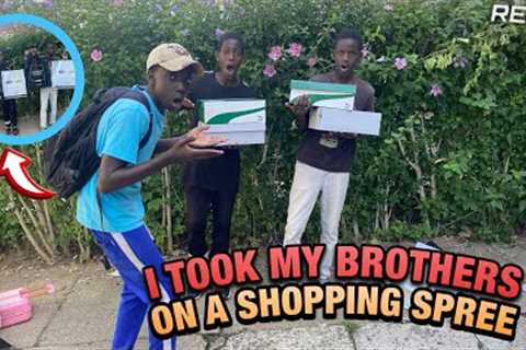 I Took My LITTLE BROTHERS ON A Sneaker Shopping Spree For BACK TO SCHOOL!! I Spend $1,000?
