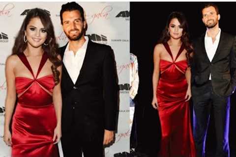 Selena Gomez appeared together with beau Andrea Iervolino at MTV VMAS Awards