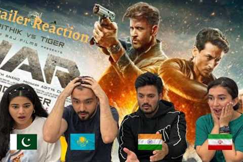 WAR Trailer Reaction | Hrithik Roshan | Tiger Shroff | Vaani Kapoor | Foreigners React
