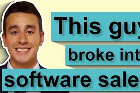 How To Get Into Selling SaaS Software...