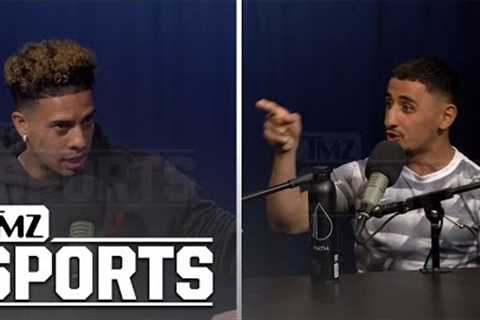 Austin McBroom And AnEsonGib Get Heated During Sit-Down Interview | TMZ Sports