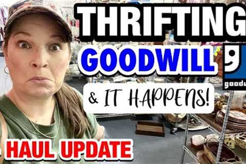 I walked away! GOODWILL THRIFT ME &amp; UPDATED THRIFT HAUL