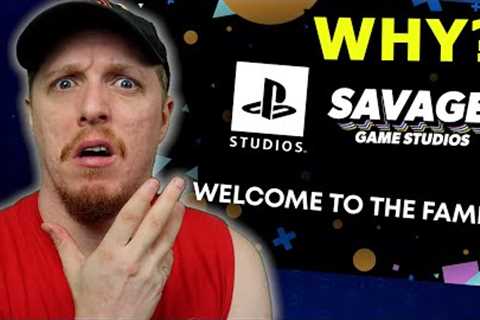 Sony PlayStation bought a NEW STUDIO...but they make MOBILE GAMES? Lets talk SAVAGE!