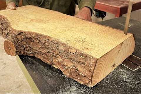 Extremely Ingenious Skills Woodworking Worker | Large Woodworking Monolithic Crafts Wooden Furniture