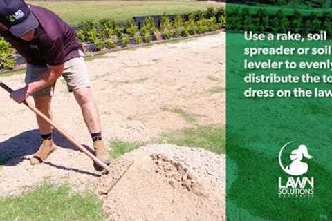 How to do a Spring Lawn Renovation | E4 - Fertilising &amp; Top dressing