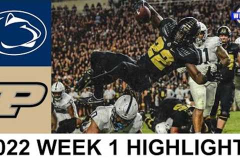 Penn State vs Purdue Highlights | College Football Week 1 | 2022 College Football Highlights