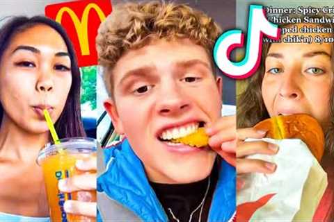 What I Eat In A Day? *Fast Food Edition* TikTok Compilation 😋