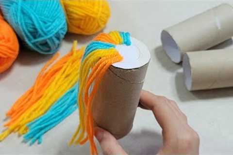 Amazing Idea! Transforms into useful items using discarded toilet tissue roll. DIY Upcycle Hack