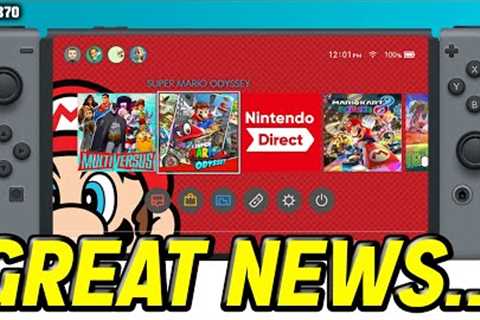 Nintendo Switch GREAT NEWS Just Hit...