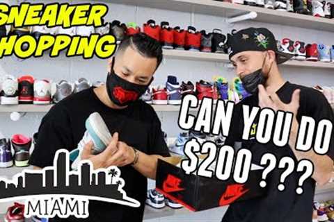 FINDING STEALS !!! SNEAKER SHOPPING IN MIAMI Sneaker Stores