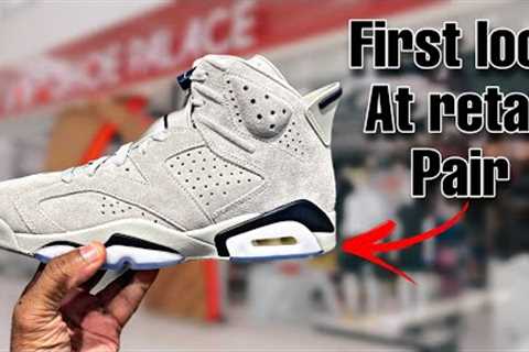 Sneaker shopping at the Mall and Jordan 6 Georgetown's 1st look!!!!
