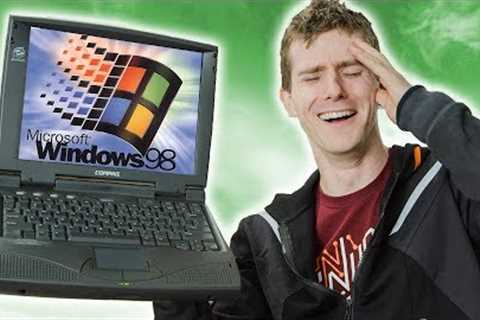 Gaming on a 25 YEAR OLD Laptop!!