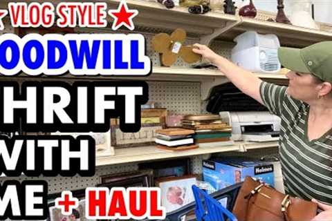 Goodwill THRIFT WITH ME + THRIFT HAUL * THRIFT SHOPPING VLOG * homemade vanilla on the homestead