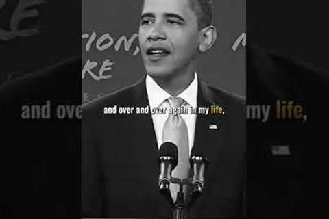 Successful People That Have Failed - Barack Obama Motivational Speech