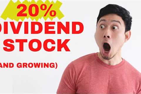 20% Dividend Stock Keeps Growing It's Dividend - Is It a Buy?