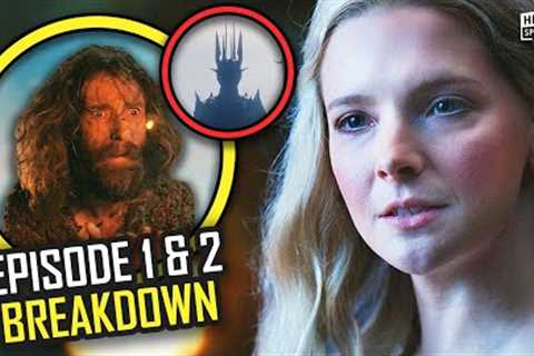RINGS OF POWER Episode 1 &amp; 2 Breakdown | Ending Explained, Review And  Lord Of The Rings Easter ..