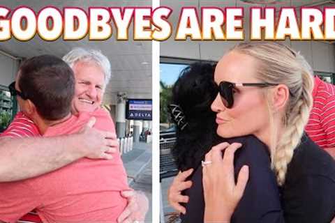 SAYING GOODBYE TO MY PARENTS 😢 SURPRISE YOU DIDN'T SEE COMING! FAMILY FLYING HOME EMOTIONAL GOODBYE