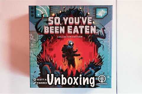 So, You've Been Eaten Collectors Edition Unboxing