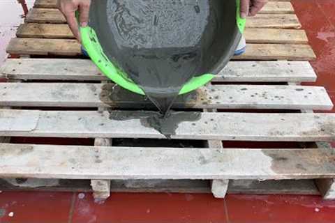 Creative ideas from cement and Wood Pallet - Great Garden Decoration from Recycled | Diy Aquarium