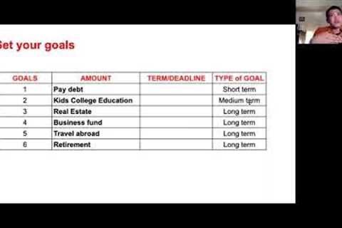 Financial Planning and Setting Goals