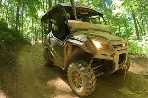 2022 HONDA PIONEER 1000 trail ride! @Ride Royal Blue ATV Resort Tennessee!