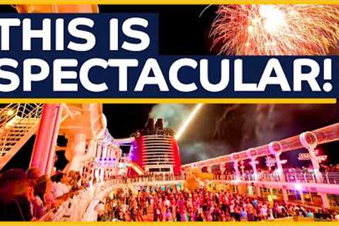 Disney Fantasy SPECTACULAR Entertainment PLUS FIREWORKS!