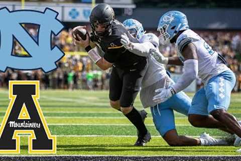 North Carolina Tar Heels vs. Appalachian State Mountaineers | Full Game Highlights