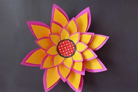 Diy - easy and beautiful paper flower || paper craft ideas