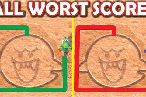 What if everyone gets the WORST SCORE in Mario Party Superstars?