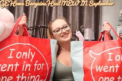 HUGE Home Bargains Haul|NEW IN September