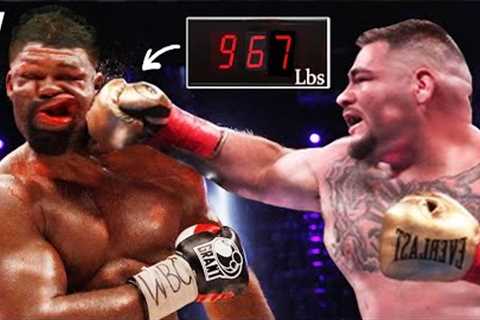 The Destructive Power of Punches Hundreds of Pounds On Boxing Ring. Boxing Tonight