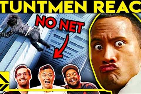 Stuntmen React to Bad &amp; Great Hollywood Stunts 34