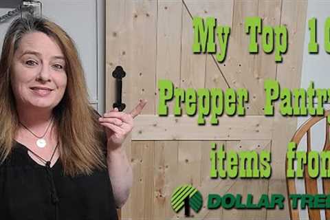 My Top 10 Prepper Pantry  Food items from Dollar Tree ~ Food Storage