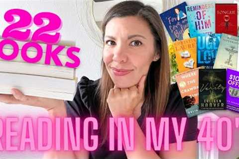 I read 22 books in 2 months | Reading in my 40's