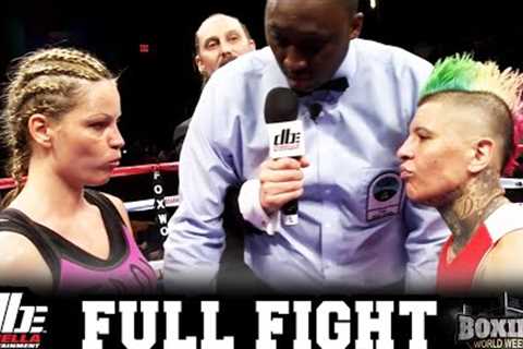 SHELLY VINCENT vs. EDINA KISS | FULL FIGHT | BOXING WORLD WEEKLY