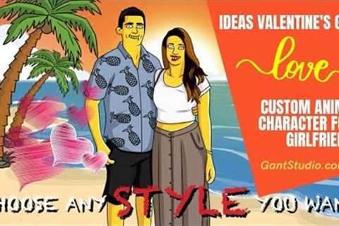 VALENTINE GIFTS IDEAS PERSONALIZED ANIME PORTRAIT FOR HIM OR HER, FAMILY &amp; BEST FRIEND..