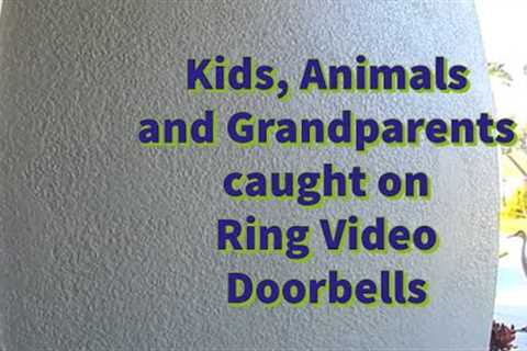 Kids, Animals and Grandparents caught on Ring Video Doorbell #ringvideodoorbell #caughtoncamara