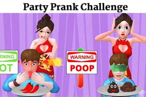 Party prank challenge gameplay -  🍕 YES or NO 🌶 (Mobile Gameplay) | Part-447