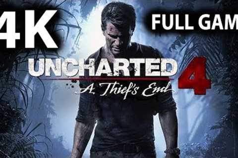Uncharted 4 Remastered Full Game Walkthrough - No Commentary (PS4 PRO 4K 60FPS)
