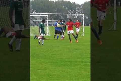 That's what I call a wall 🤣 #football #funny #soccer